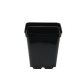 Flowerpot, plastic, square 10x10x11 cm - 1 l, PACK 100 pcs.